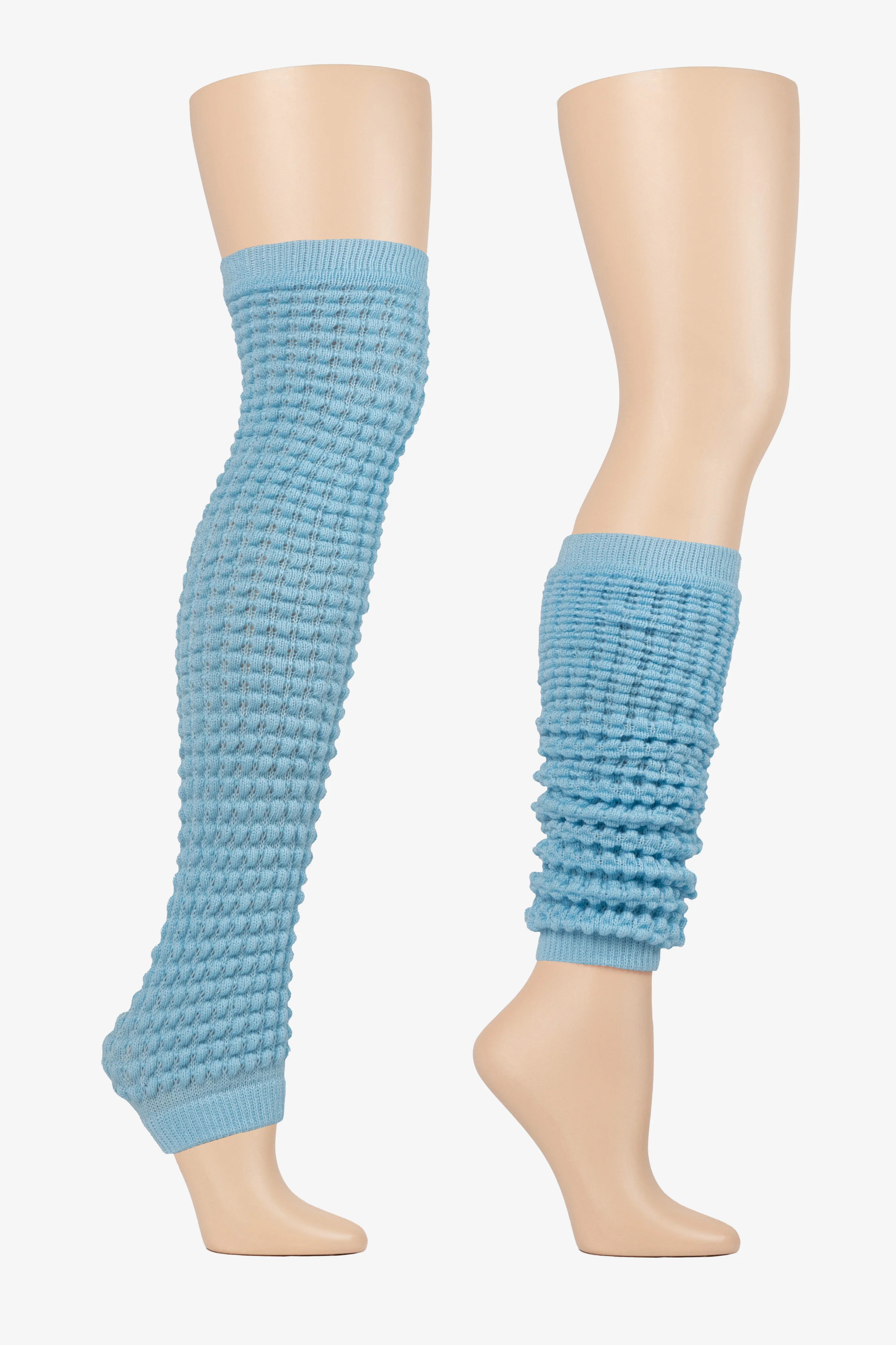 LEGWMR - Acrylic Legwarmer - Light Blue / 9~11 | Los Angeles Apparel