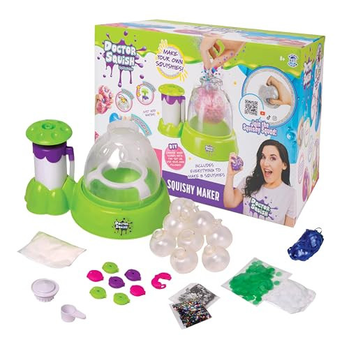 Doctor Squish Squishy Maker Station | DIY Make Your Squishies Kit | All Inclusive with Sparkles & Slime Powder | Ages 8 & Up | Amazon (US)