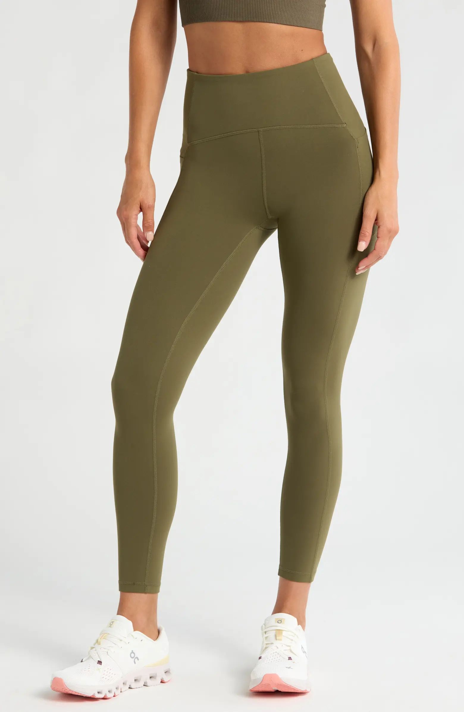 Studio Luxe High Waist Pocket 7/8 Leggings | Nordstrom