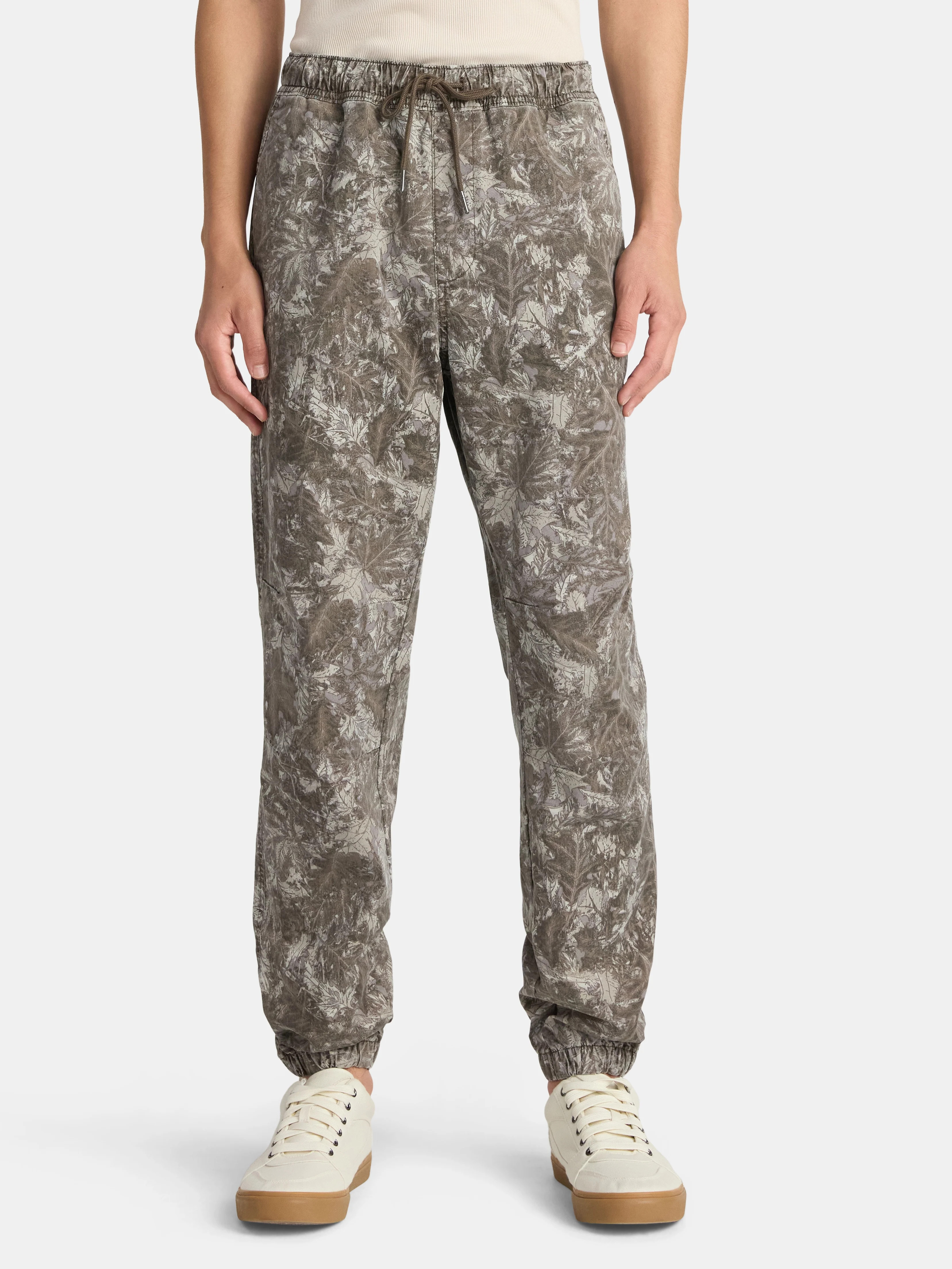 No Boundaries Twill Jogger Pants, Men's XS-5XL | Walmart (US)