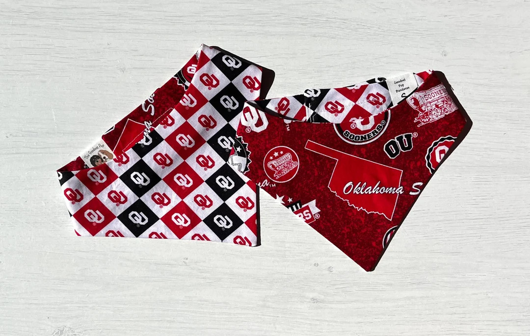 University of Oklahoma OU Dog Bandana - Etsy | Etsy (US)