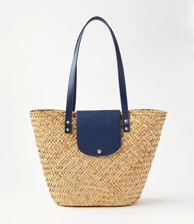 Straw Tote Bag | LOFT