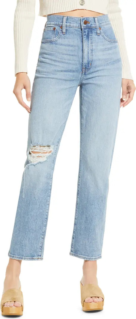 Madewell The Perfect Vintage Full Length Straight Leg Jeans | Nordstrom | Nordstrom
