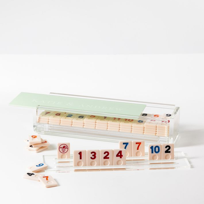 Acrylic Rummy Tile Game Set | Mark and Graham