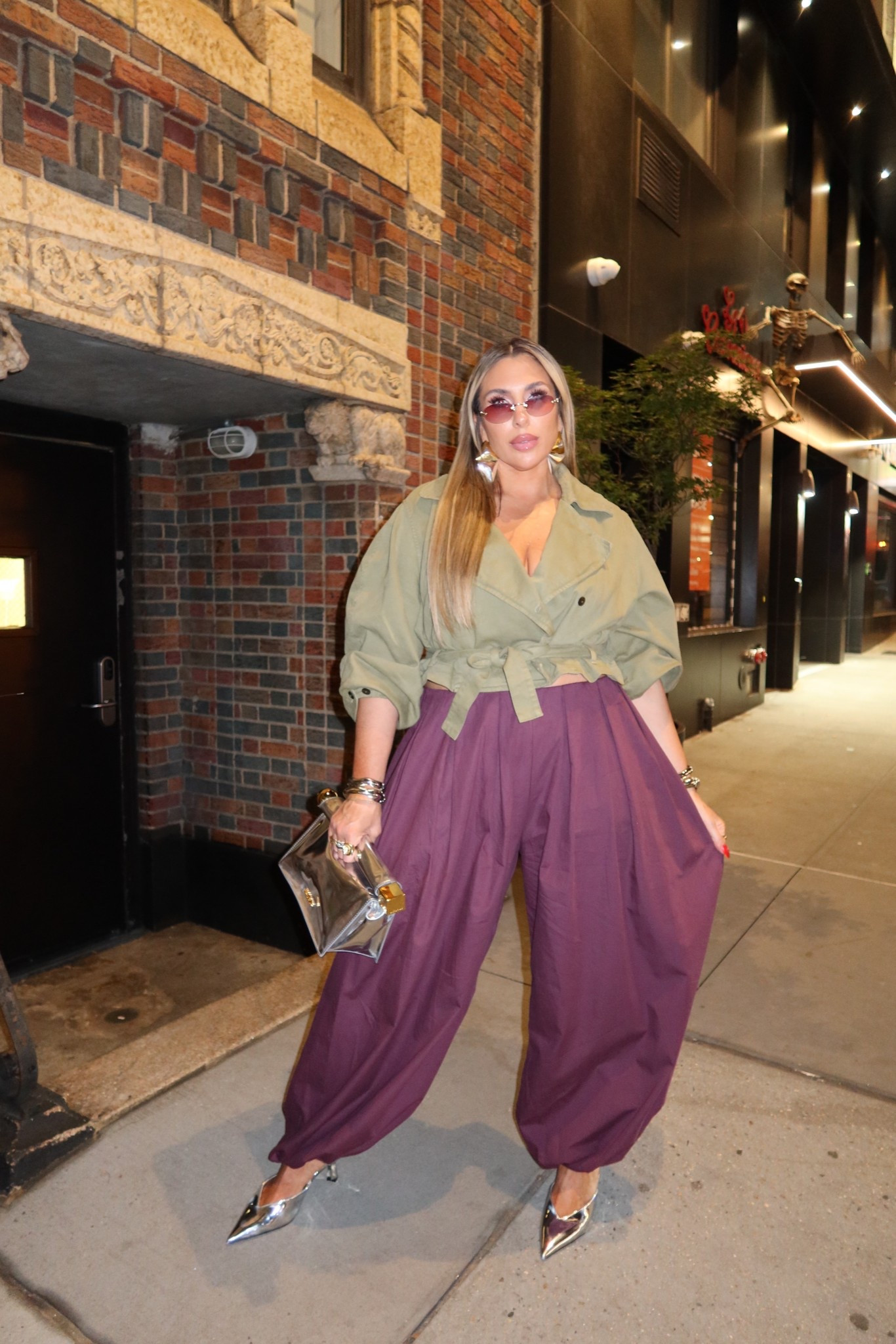 NYFW Outfit

both pieces are from ASOS they do restock so if your size is out def add to wait list. 

pants size M (run very oversized) I also tried the size large and they fit pretty close to the same. They also come in black! Also linked another burgundy pant.

Jacket size L may be sold out (sign up for restock) also linked a similar fit jacket.  

Holy Grail Makeup:

 FOUNDATION 
Haus Labs 270 (spray tan color)

CONCEALER
Kosas concealer 1.5 (I like it very bright) 

concealer set with:
setting powder: Kosas Cloud Translucent Candy (amazing)

CONTOUR/BRONZER/BLUSH
Contour: Makeup By Mario SoftSculpt Transforming Skin Enhancer in Medium

Bronzer: Hourglass Radiant Bronze Light

CHEEKS: I use 3 products layered listed below

Patrick Ta blush duo in color:
she’s blushing 
 
then liquid highlight on very top of cheekbone Dior in color "pink"

Dior highlight quad. I use the pink shade over the dior liquid highlight (listed above) 

LIPS
Mac Stone Liner smudged out with 
Clarins color: rosewood



lash: go getter   

#LTKNYFW #LTKFindsUnder100 #LTKMidsize #LTKStyleTip #LTKFindsUnder50 #LTKBeauty