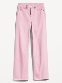 Extra High-Waisted Pop-Color Wide-Leg Jeans for Women | Old Navy (US)