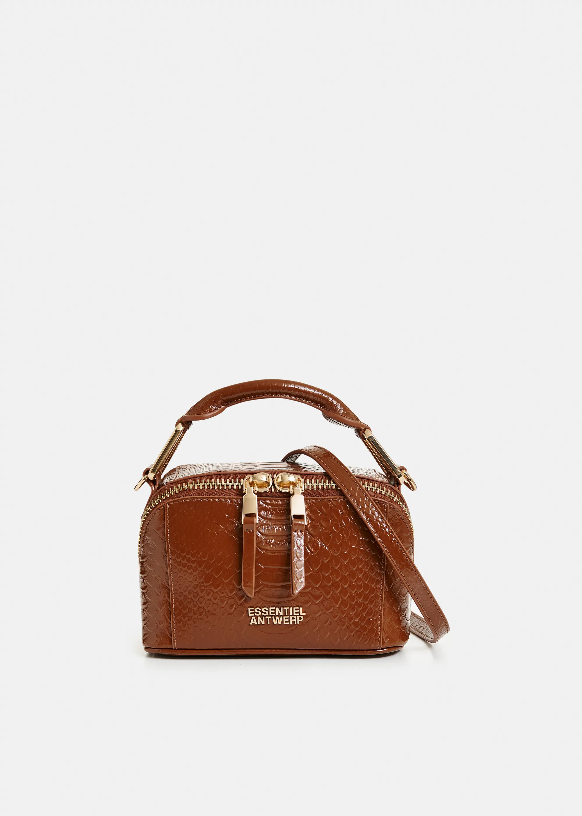 Brown mini 'Bobbi' bag | Essentiel Antwerp United Kingdom | Essentiel Antwerp