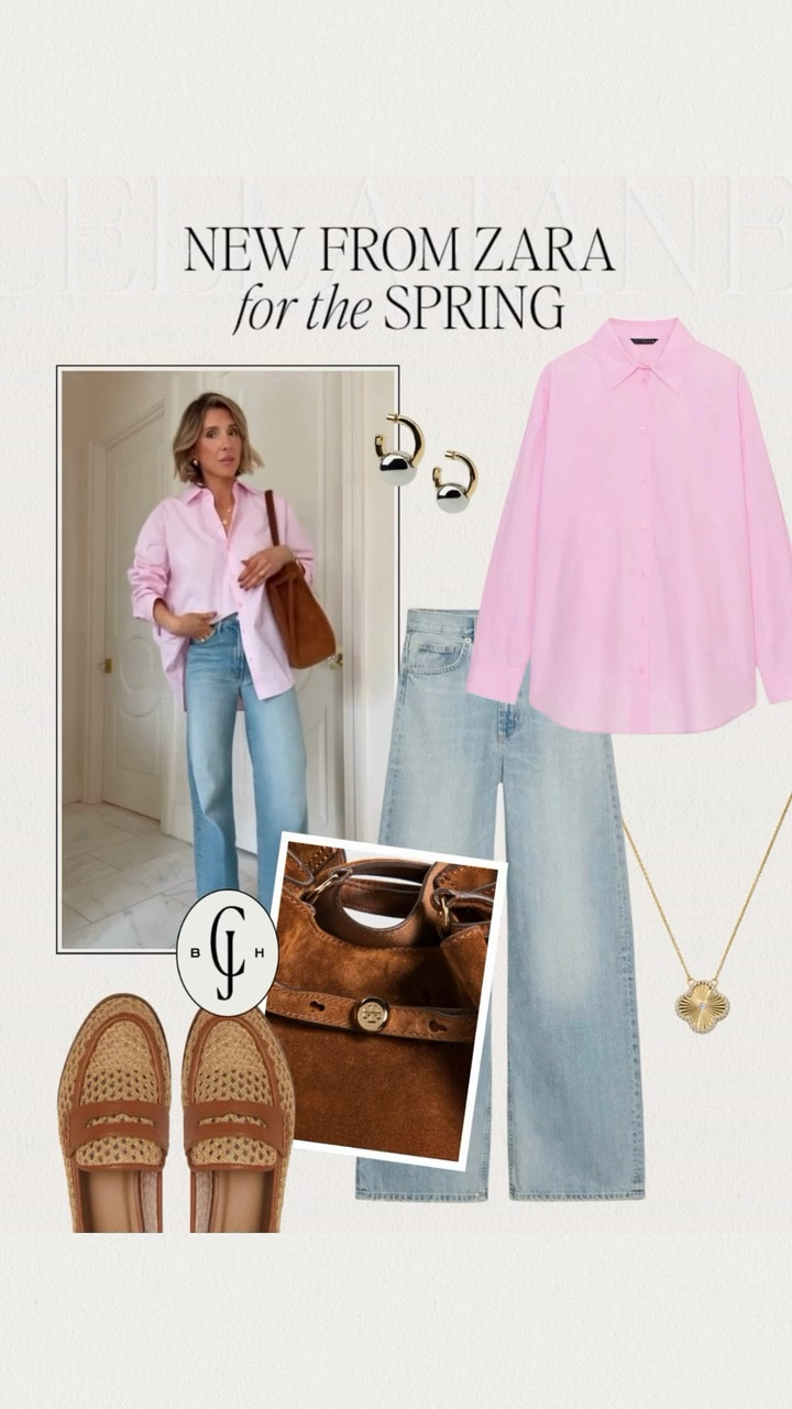 Pink is trending for spring 🌸💗 @Zara did it right. I’m 5’7”, size small in tops, 2/25 in bottoms for reference. 

#LTKootd