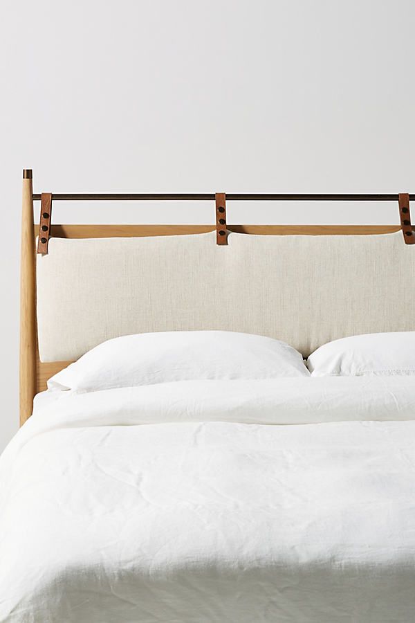 Hemming Linen Headboard Cushion By Anthropologie in Assorted Size KING | Anthropologie (US)