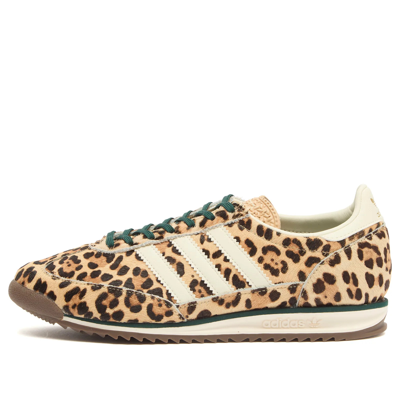 Adidas SL 72 OG Leopard Sneakers in Magic Beige/Ivory/Off White | END. Clothing