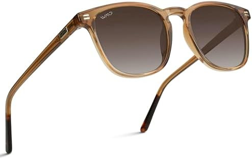 WearMe Pro WMP Eyewear - Men's Polarized Modern Rounded Square Sunglasses | Amazon (US)