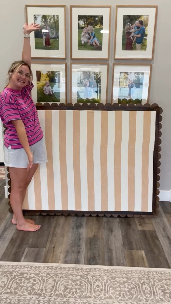 Who knew a shower curtain could look this good? 🚿✨ I wanted huge art without the huge price tag. This foam board hack is a total game changer for my emptiest wall! Now the question is, what should I put on it?

#HomeHacks #DIYArt #RoomMakeover #creativeliving

#LTKmomlife #LTKHome #LTKKids