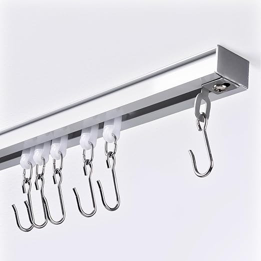 FELIDESIGN Curtain Track, Ceiling Curtain Track, Ceiling Track for Curtains, Room Divider Curtain... | Amazon (US)