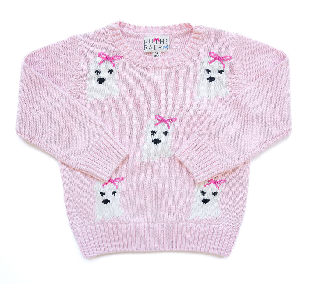 Ruth and Ralph Pink Ghosts Sweater | JoJo Mommy