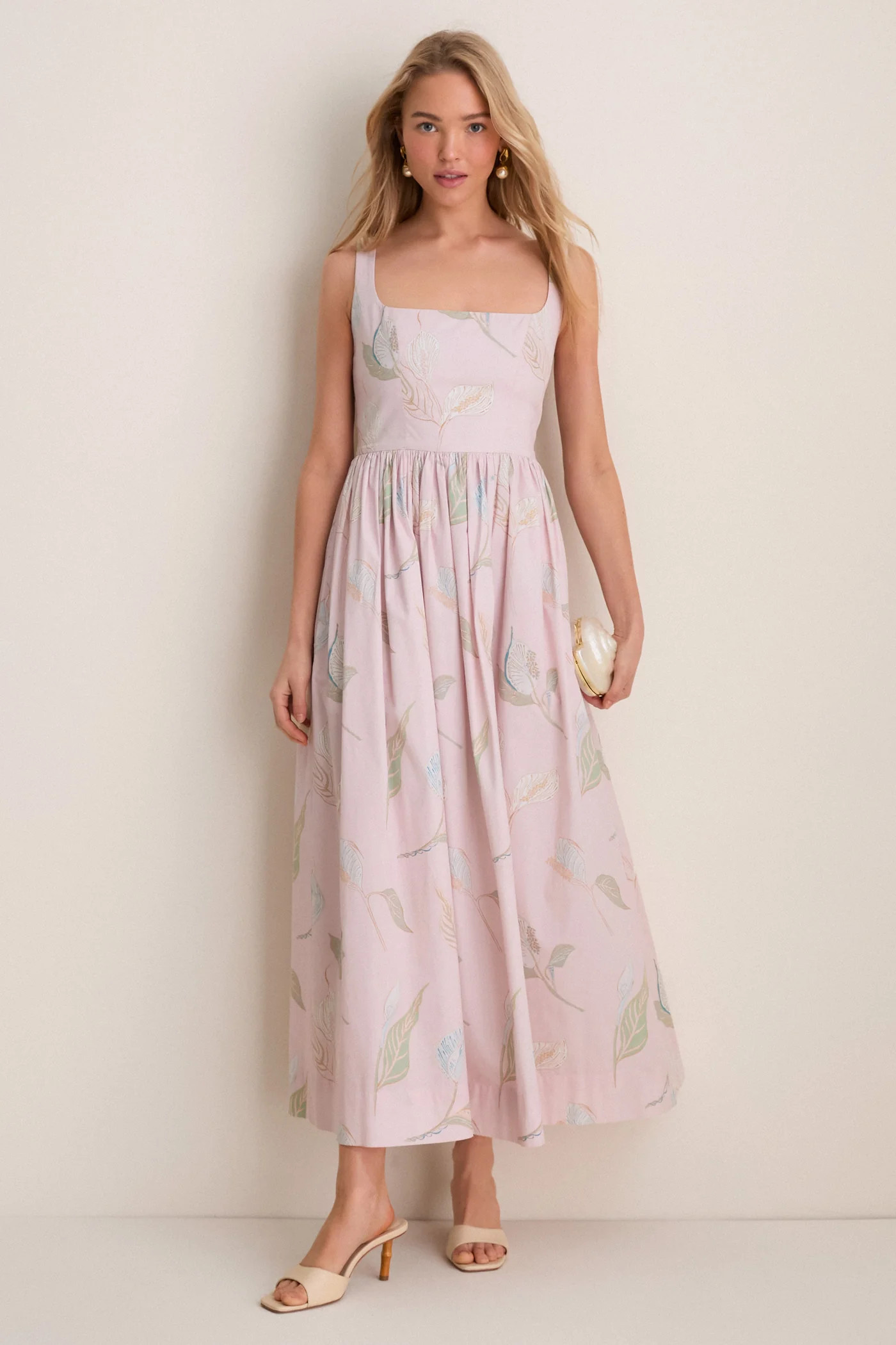 Rose Peace Lily Scoop Neck Dress | Tuckernuck (US)