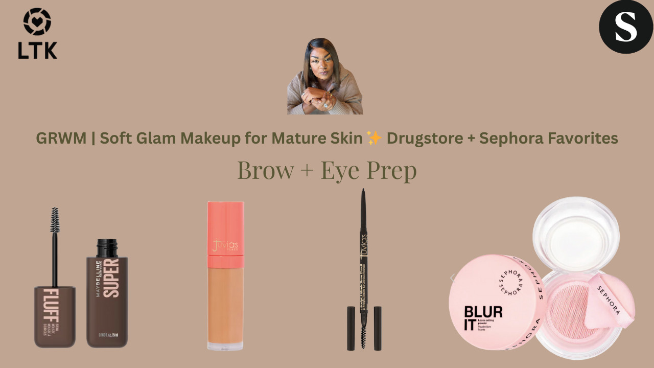 GRWM | Soft Glam Makeup for Mature Skin ✨ Drugstore + Sephora Favorites


Get ready with me as I create a soft glam, everyday makeup look using a mix of drugstore and Sephora favorites. This routine is hydrating, skin-friendly, and perfect for mature skin — flawless without feeling heavy. All products are linked for easy shopping!

ShopMy:
https://shopmy.us/shop/collections/3712039

LTK:
https://liketk.it/5Ps6g

Unice Bob Wig
 https://tidd.ly/4aXPMvn

This GRWM features a full face of complexion-focused makeup with hydrating primers, smoothing powders, soft sculpting, and warm neutral tones. Ideal for women 45+ who want glow, definition, and comfort that lasts all day.


#GRWM #MakeupOver40 #MakeupOver50 #MatureSkinMakeup #SoftGlamMakeup #DrugstoreMakeup #SephoraFavorites #EverydayGlam #FullFaceMakeup #Over50AndChic


GRWM makeup, makeup for mature skin, makeup over 50, makeup over 40, soft glam makeup, everyday makeup routine, drugstore makeup favorites, Sephora makeup haul, full face makeup tutorial, hydrating makeup routine, makeup for dark skin, affordable makeup routine, glow makeup for mature skin
 

 #LTKgrwm #LTKOver40 #LTKBeauty