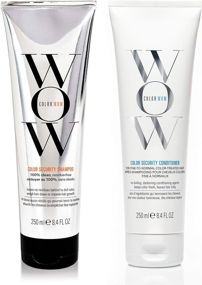COLOR WOW Color Security Shampoo and Conditioner Duo Set - Hydrating Formula for Fine to Normal H... | Amazon (US)
