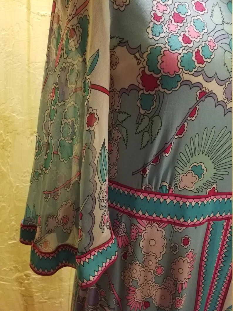 Saks Fifth Bessi Silk Maxi Dress - Etsy | Etsy (US)