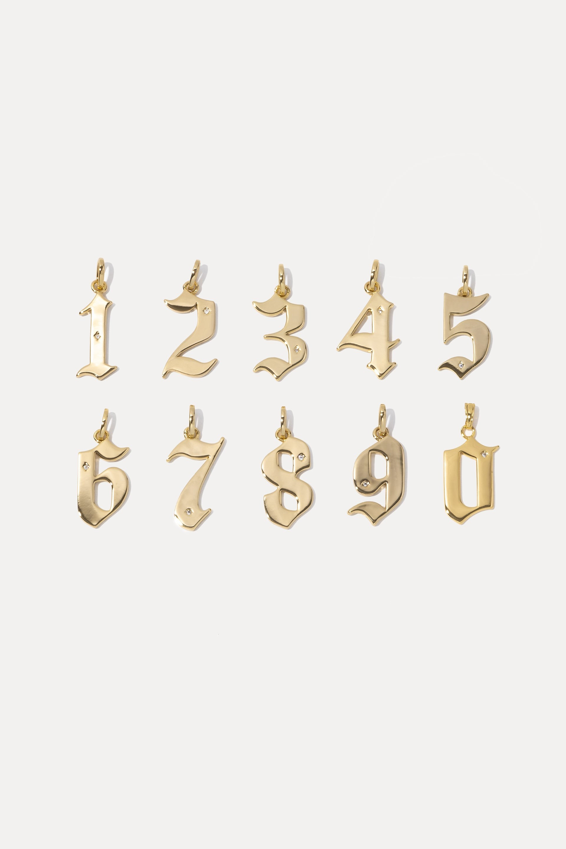 Gothic Numbers | Miranda Frye Inc.