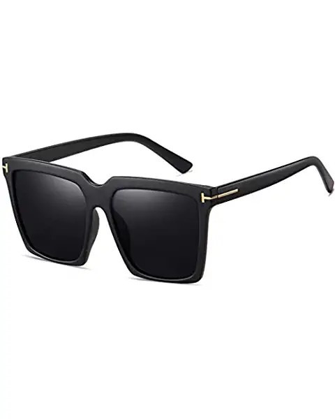 AIEYEZO Oversized Square Sunglasses for Women Men Fashion Big Frame Shades Outdoor Sports Driving... | Amazon (US)