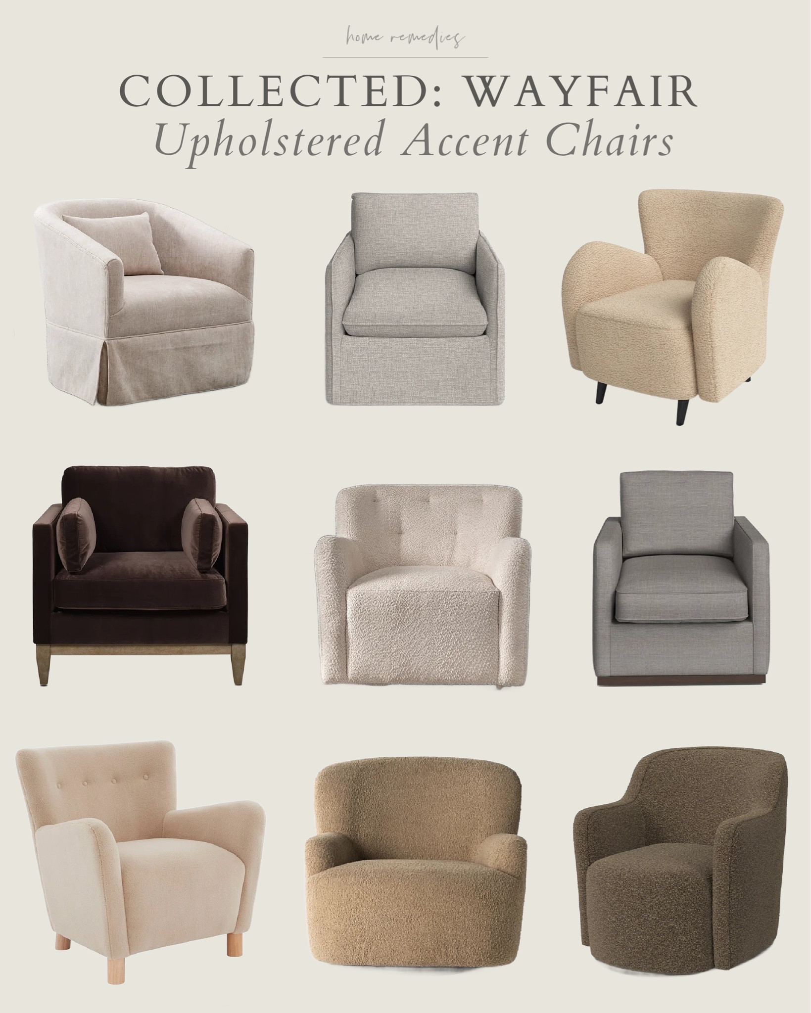 I collected some of my favorite upholstered accent chairs from Wayfair; most are currently on sale!

#LTKSeasonal #LTKStyleTip #LTKHome