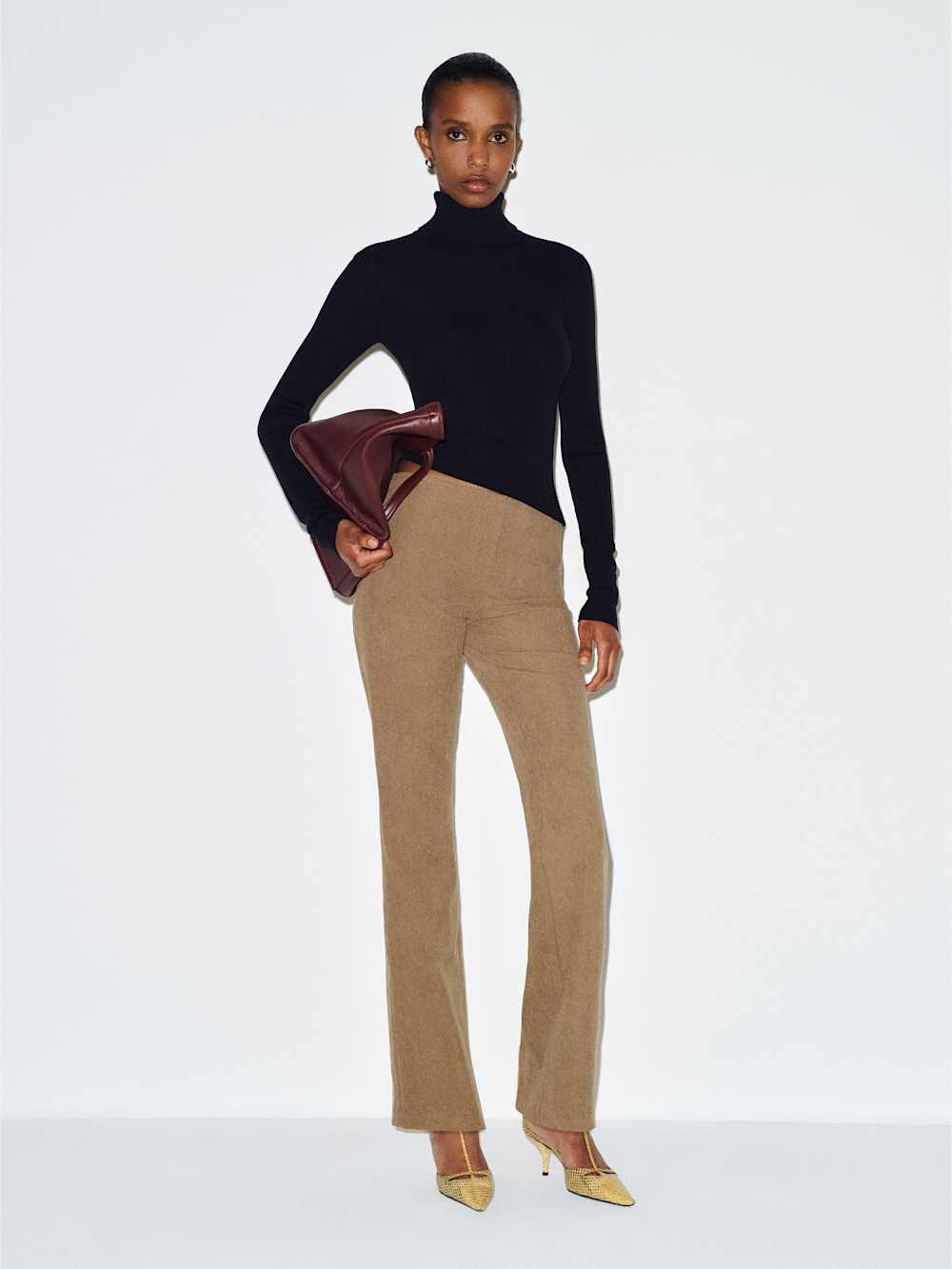 Hartley Low Rise Baby Bootcut Pant | Reformation (Global)