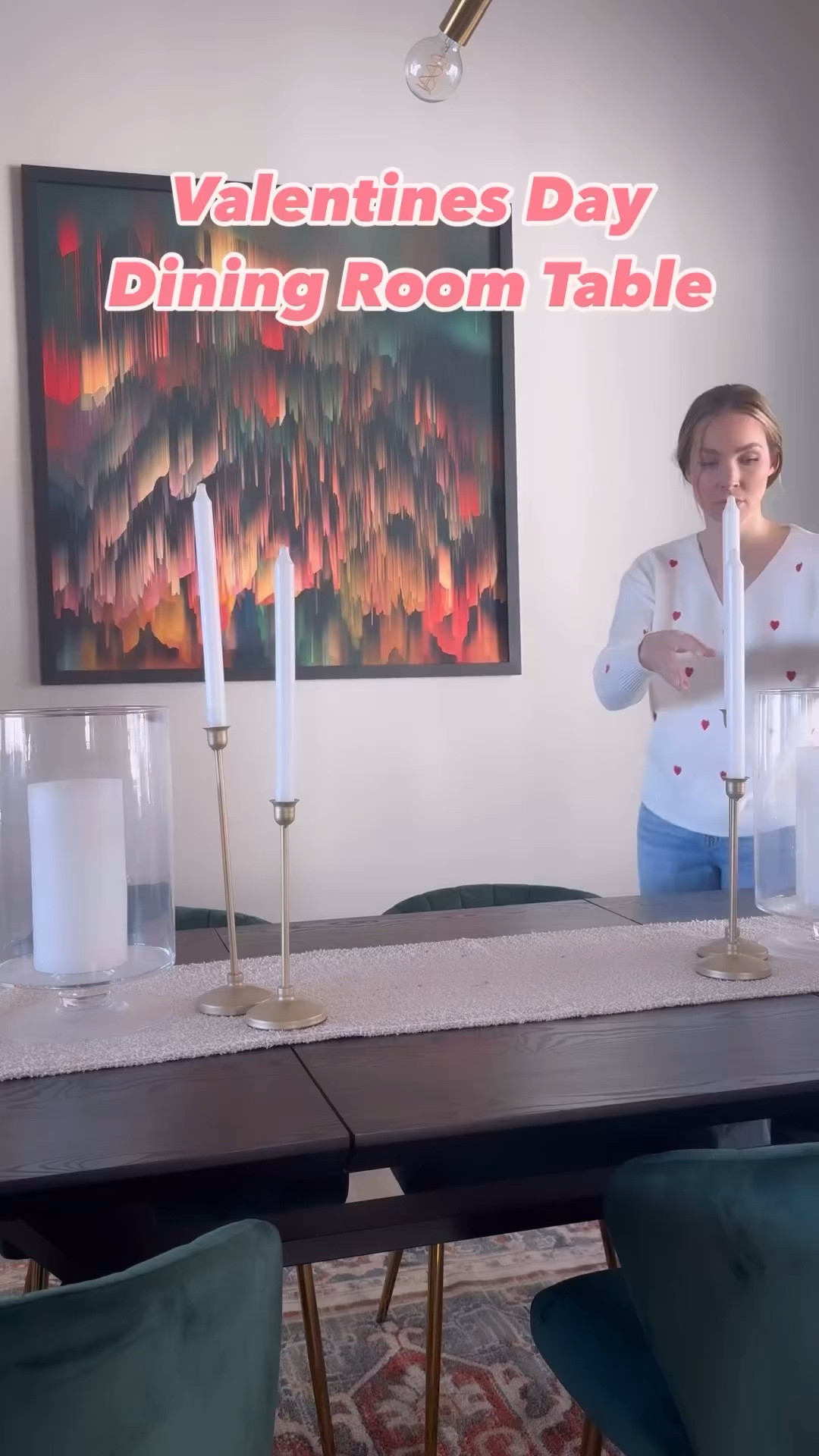 Valentines table decor. VDAY. Love. 

#LTKhome #LTKVideo #LTKSeasonal