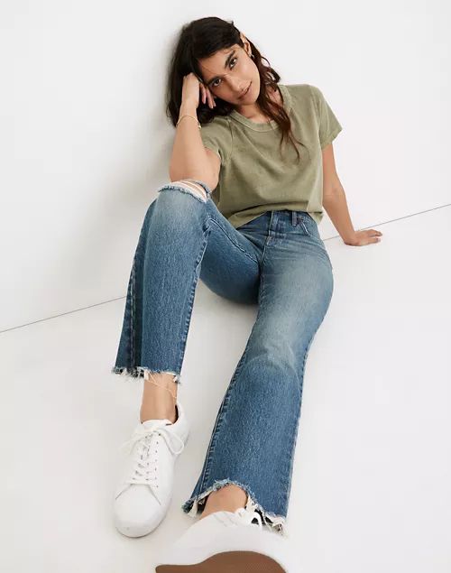 Slim Demi-Boot Jeans in Danville Wash: Ripped Edition | Madewell