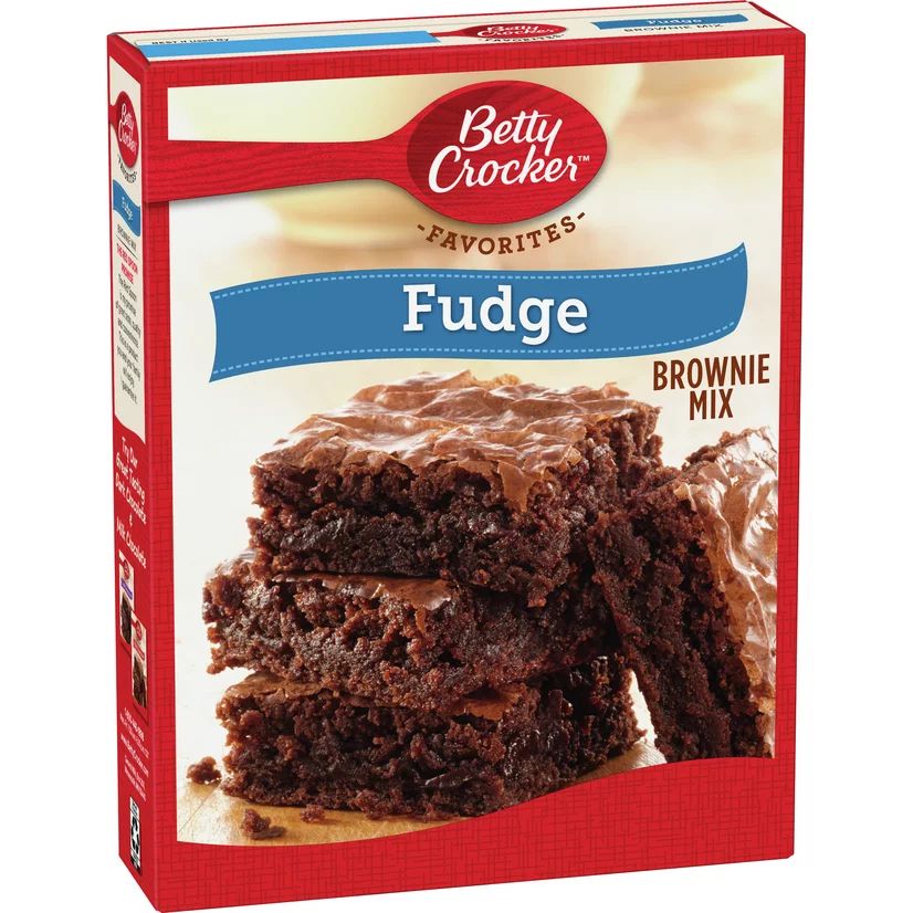 Betty Crocker Fudge Brownie Mix, Family Size, 18.3 oz Box - Walmart.com | Walmart (US)