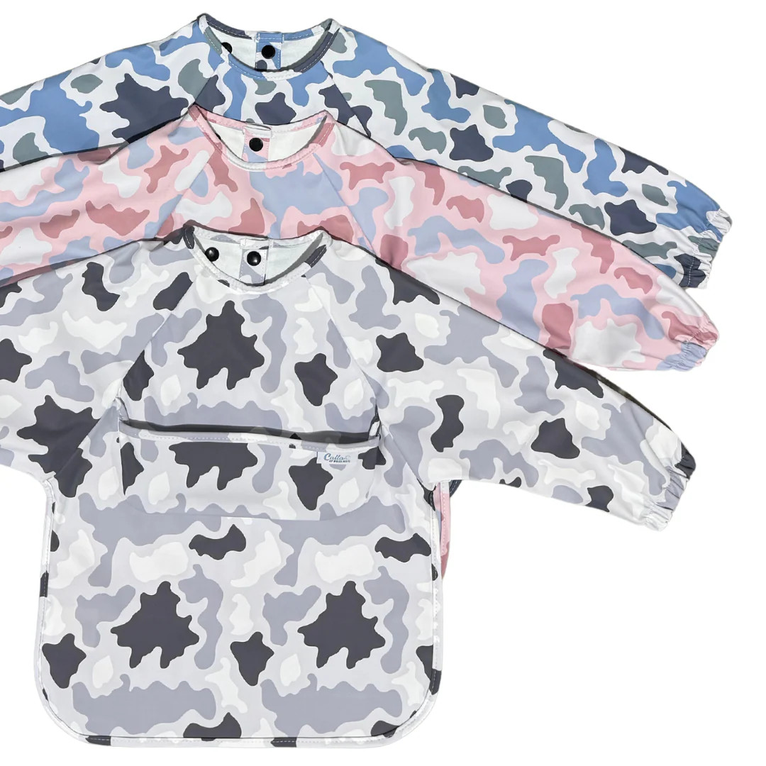 The Grayson Long Sleeve Bib - Camo | Calla & Friends