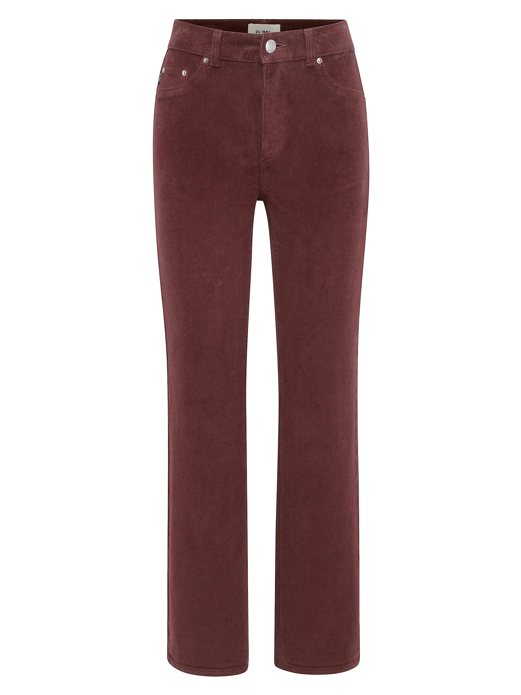 Patti Straight High Rise Corduroy Jeans | Saks Fifth Avenue