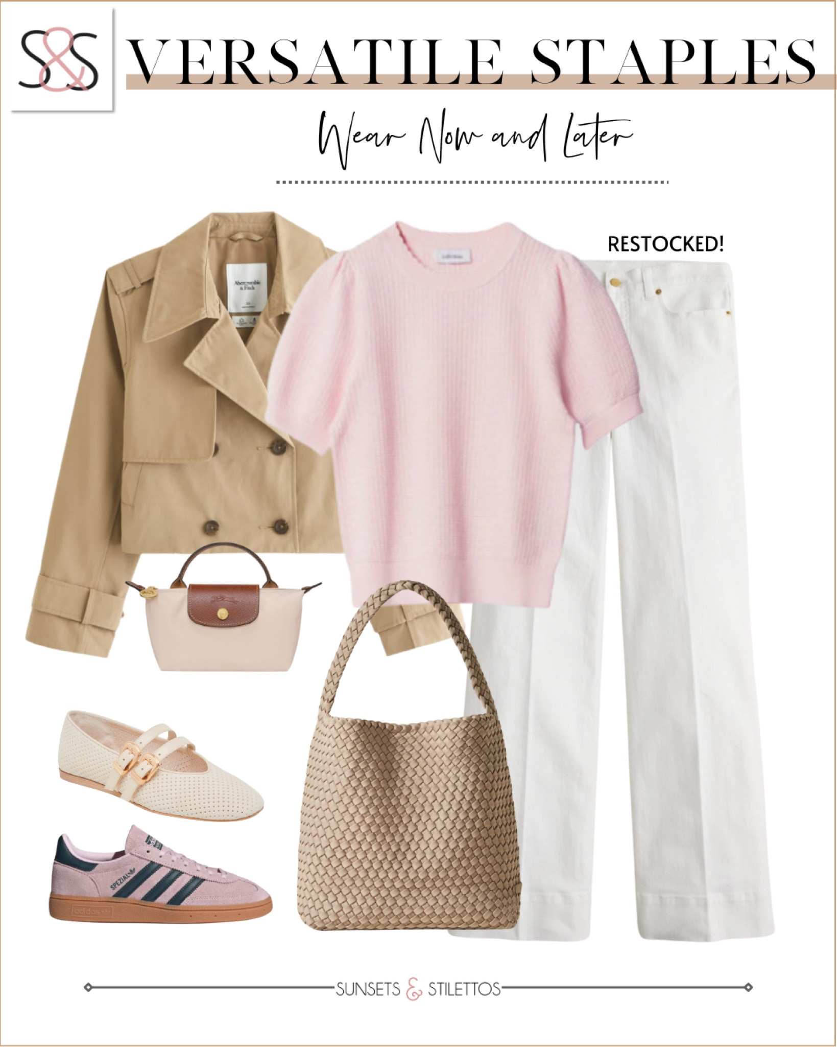 The perfect pop of pink for your Valentine’s Day dinner outfit! This sweater tee looks amazing with white wide leg jeans and flats or adidas sneakers!

Sunsets and Stilettos, date night, spring jacket

#LTKOver40 #LTKSeasonal #LTKShoeCrush