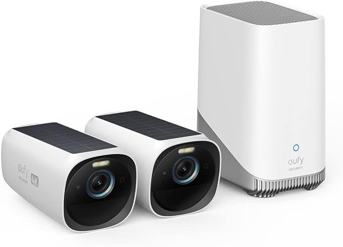 eufy Security eufyCam S330 (eufyCam 3) 2-Cam Kit, Security Camera Outdoor Wireless, 4K Camera wit... | Amazon (US)