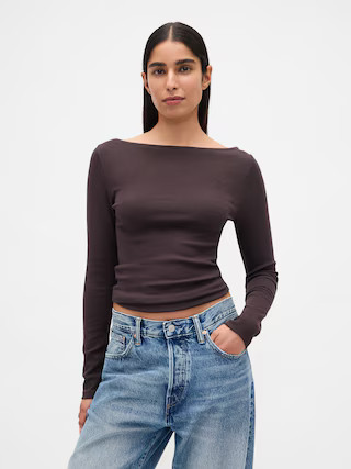 Modern Boatneck T-Shirt | Gap (US)