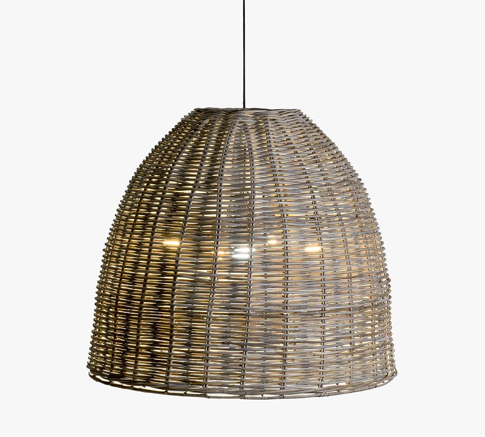 Rattan Dome Pendant | Pottery Barn (US)