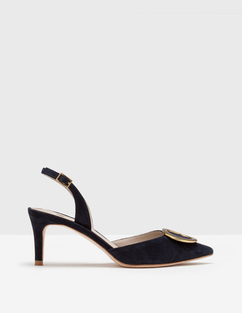 Joanna Slingback Heels (Ivory Spot) | Boden (UK & IE)