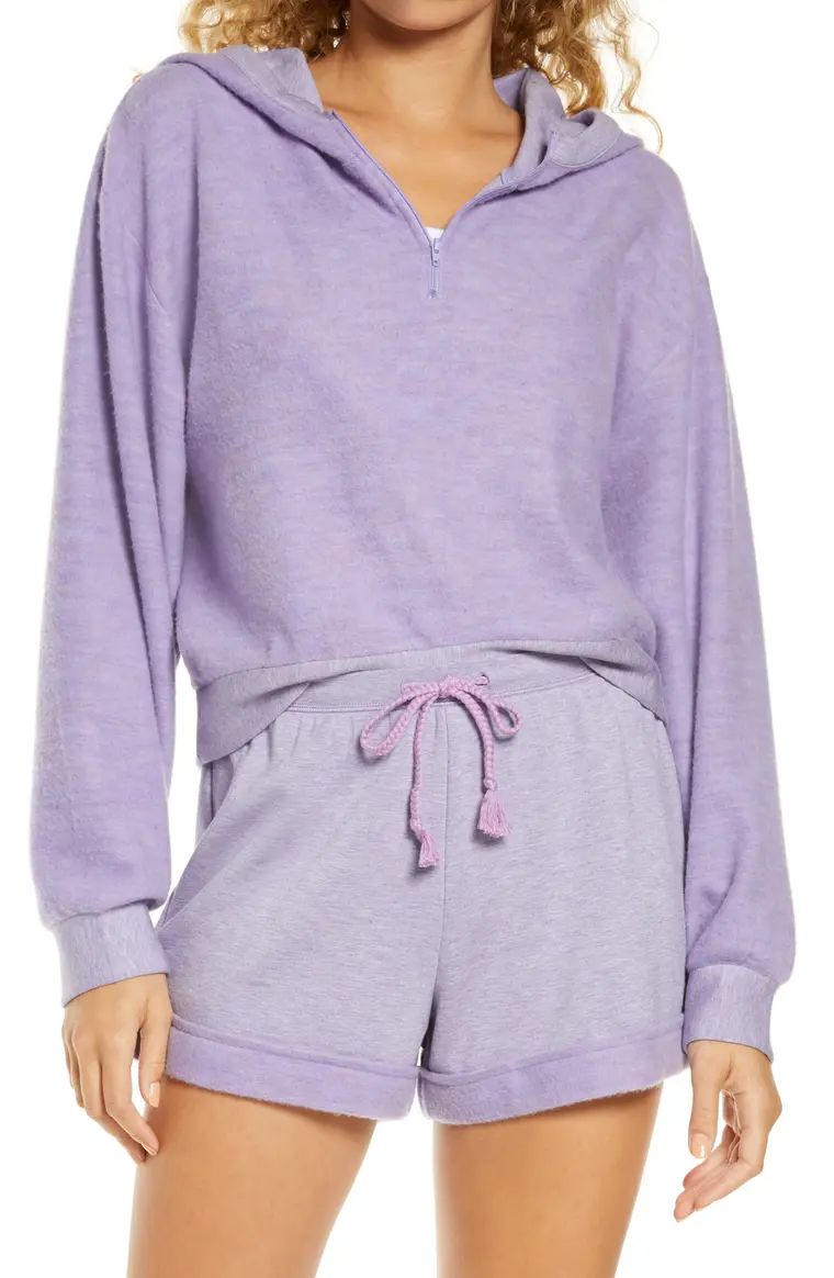 Half Zip Fleece Hoodie | Nordstrom