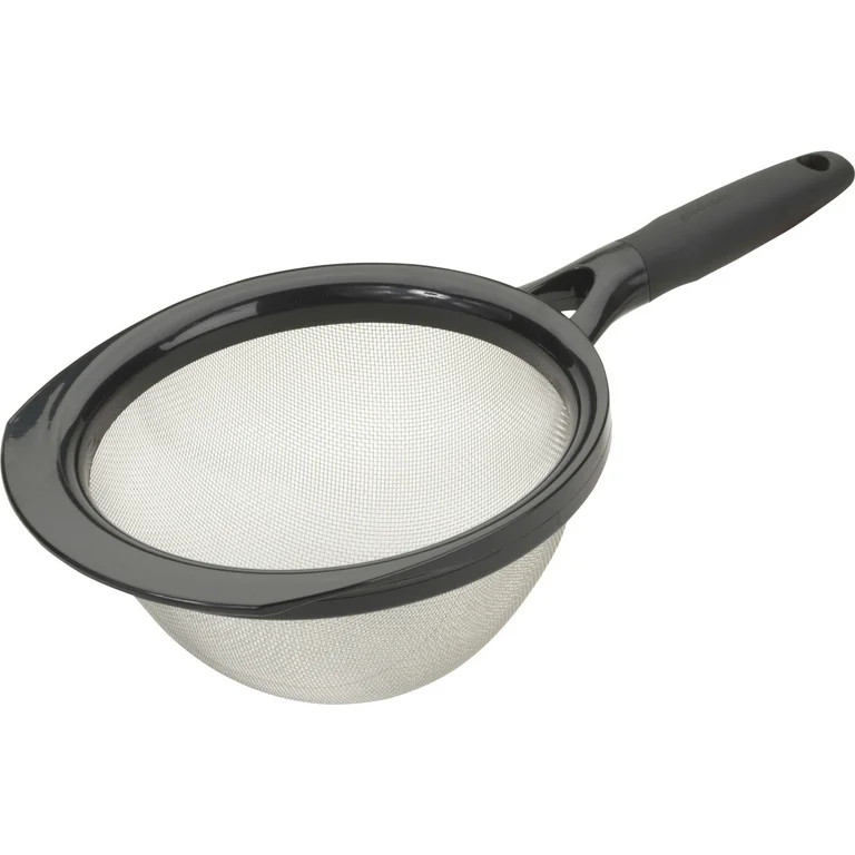 GoodCook Touch 8" Stainless Steel Wire Mesh Strainer with Non-slip Grip Handle - Walmart.com | Walmart (US)