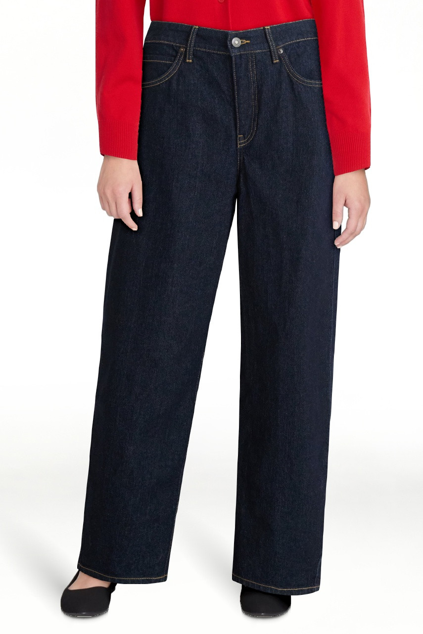 Free Assembly Women's and Women's Plus Barrel Leg Jeans, 26.5" Inseam, Sizes 0-26W - Walmart.com | Walmart (US)