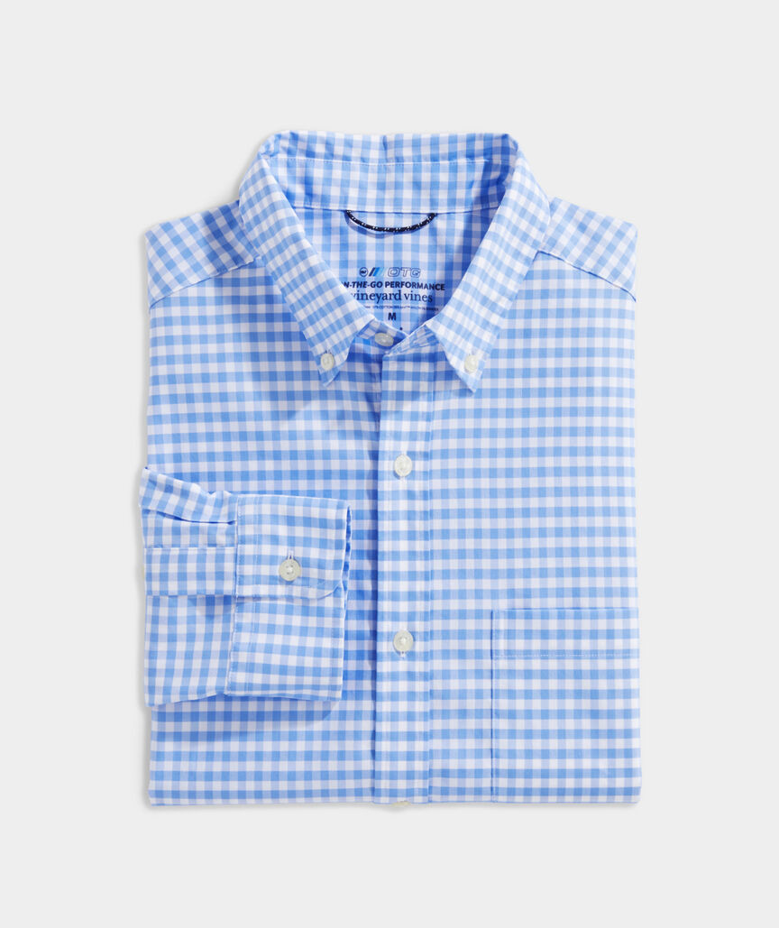 On-The-Go brrr° Gingham Shirt | vineyard vines