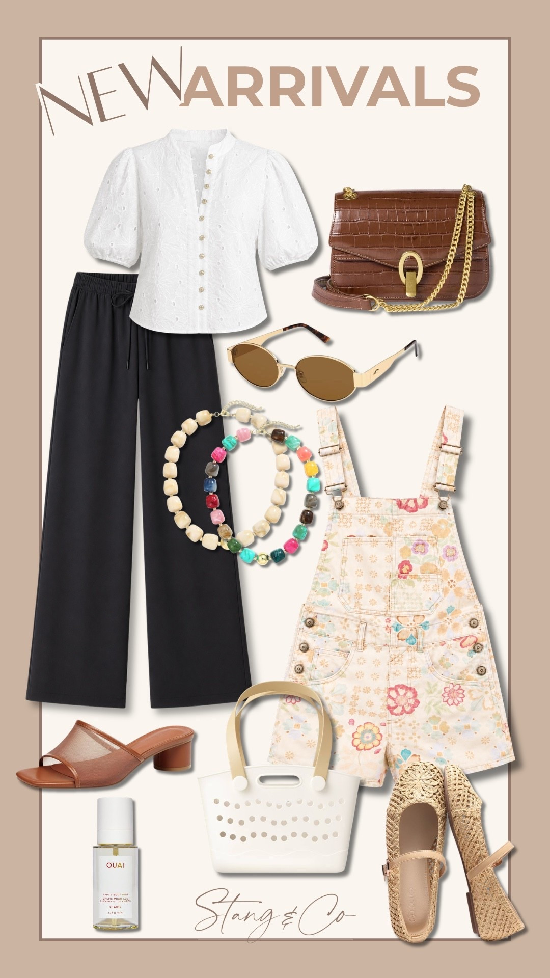 These new arrivals have so many fun summer outfit possibilities. The eyelet blouse and wide leg pants create an easy polished look, while the floral overalls, colorful accessories, and woven flats add personality to casual days.

Tall girl outfits, New arrivals, Summer outfit ideas, Eyelet blouse, Wide leg pants, Floral overalls, Tall friendly clothing, Casual summer style, Colorful accessories, Everyday outfits, Affordable fashion, Stang and Co

#LTKootd #LTKSeasonal #LTKTall