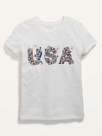 Matching Graphic Short-Sleeve Tee for Girls | Old Navy (US)