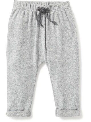 Old Navy Plush Knit Jersey Pants For Baby Size 0-3 M - Heather gray | Old Navy US