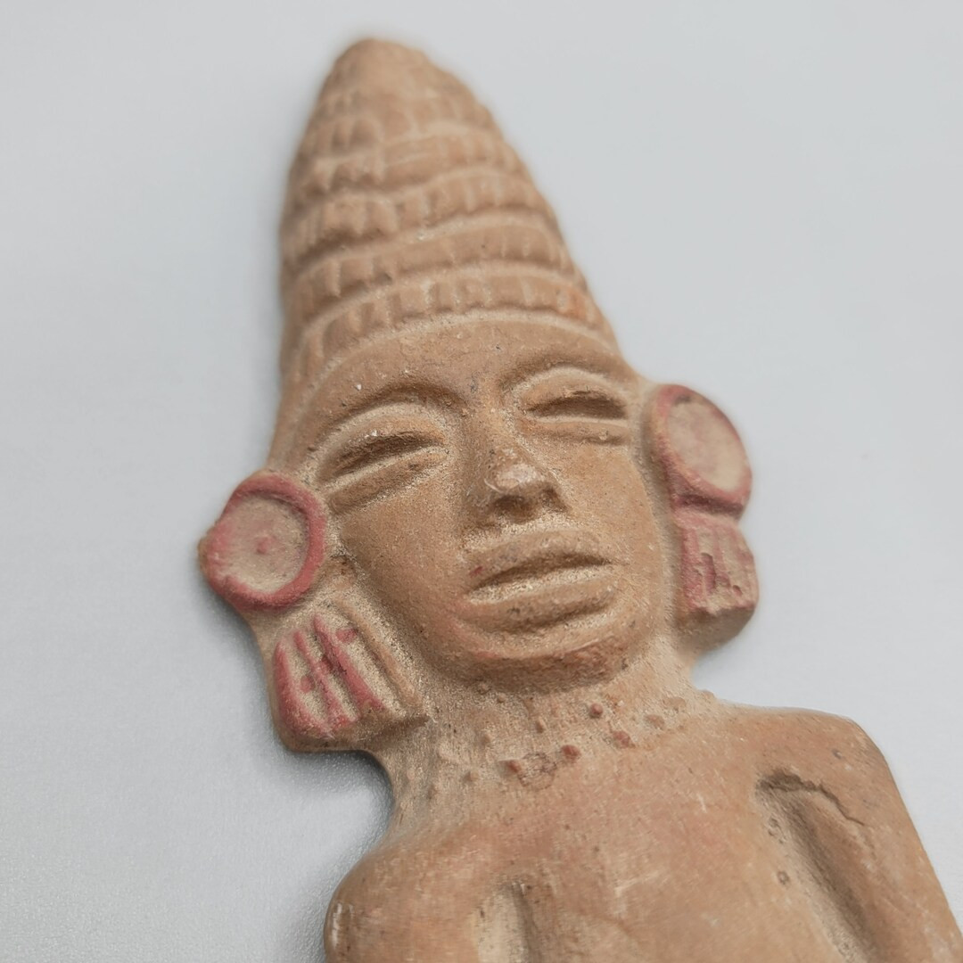 Vintage Mayan Mexican Folk Art Pottery Clay Figure Warrior - Etsy | Etsy (US)