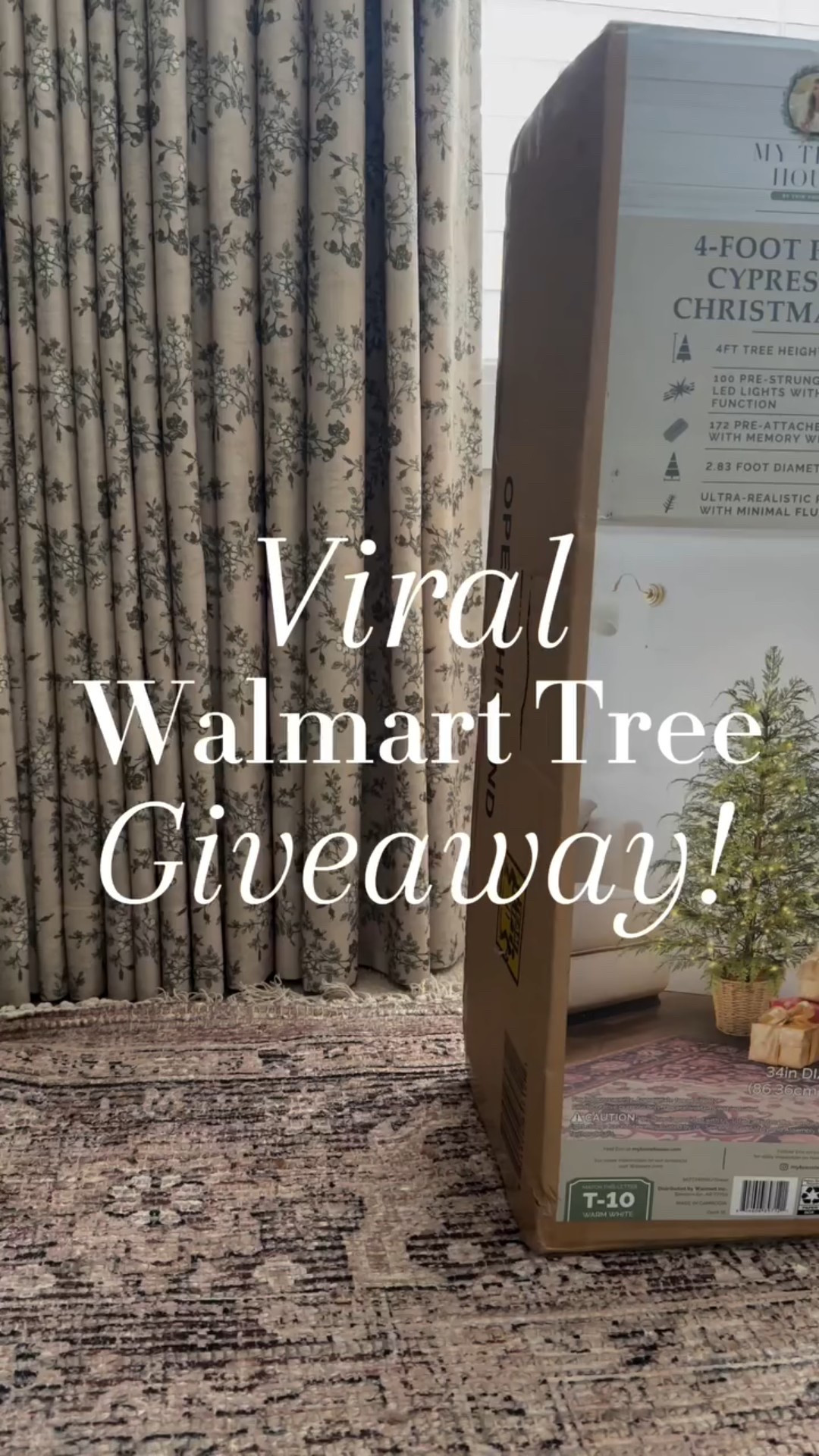 ✨GIVEAWAY!!✨
This has become a yearly thing for me to do! 🫶🏻
I wanted to give away TWO of these gorgeous viral trees to 2 lucky winners. 🎄

I know these trees sell out fast and can be hard to find, so I snagged some for you all! 🥹
*Ornaments not included*

To enter:
1️⃣ Like this post

2️⃣ Follow me @ourkindredhome

3️⃣ Tag your friends. One friend per comment. Every comment is an entry!

US residents only.

Ends 10/18 at 7pm CST. 
.
.
.
#budgetfriendlydecor #interior #diyhomeprojects #stylewithme #dailyreels #reelsinstagram #homeinspo #reelitfeelit #interiorinspiration #designonadime #designonabudget #budgetfriendly #homedecor #showmeyourstyled #makehomeyours #pocketsofmyhome #smmakelifebeautiful @mytexashouse 
#howedwell #howyouhome #myneutralhome #dailydecordose #targetstyle #theloloilook #aesthetic @walmart