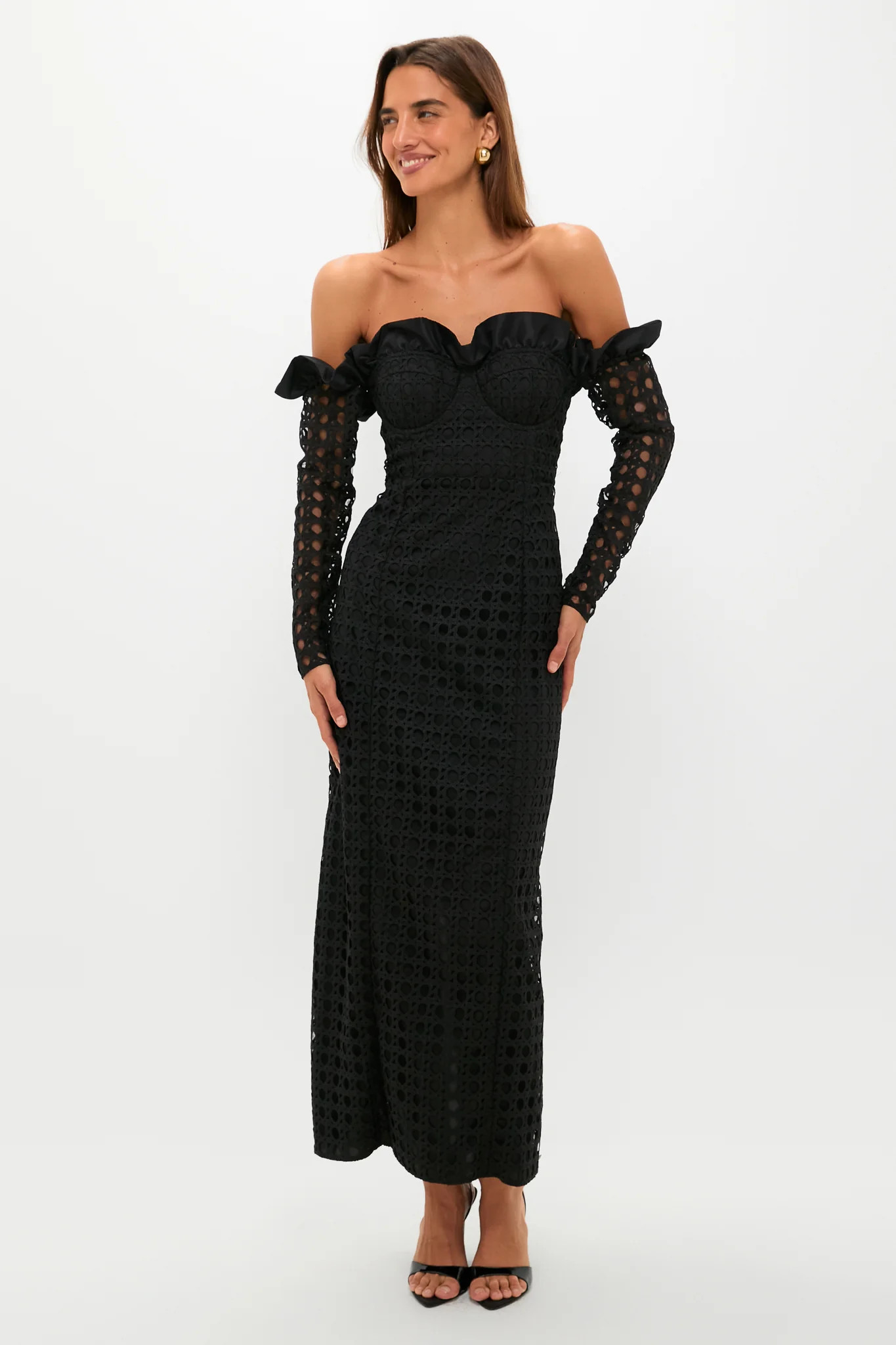 Cane Lace Off the Shoulder Monique Dress | Tuckernuck (US)