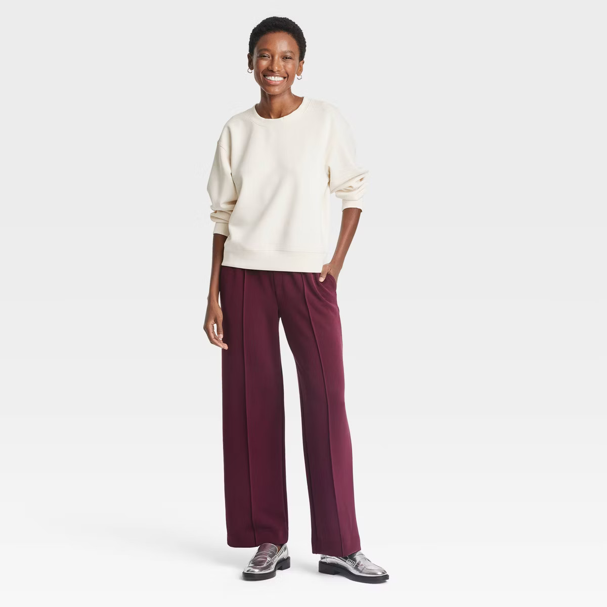 Women's Sandwash Pullover Sweatshirt - A New Day™ | Target