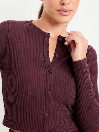 Ribbed Cardigan Sweater | Old Navy (US)