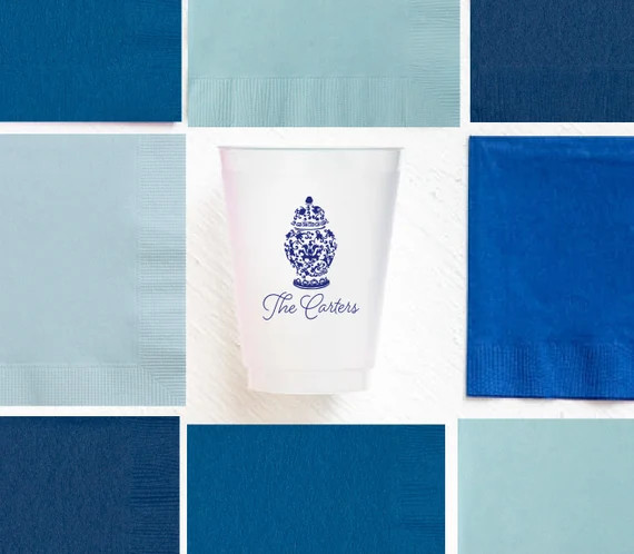 Ginger jar cups Personalized shatterproof cups Ginger jar | Etsy | Etsy (US)