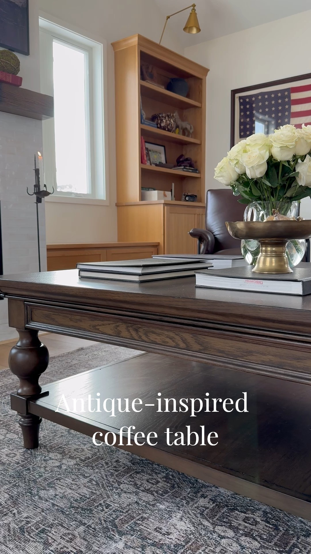 Antique-inspired coffee table from Wayfair! @Wayfair 

#LTKHome